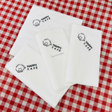 


																	 Khăn giấy ăn in logo HAPPY CAFE 
