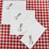 


																	 Khăn giấy ăn in logo HAPPY CAFE 