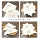 


																	 Khăn giấy ăn in logo NHÀ HÀNG BỜ HỒ HÒA BINH 