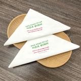 


																	 Khăn giấy ăn in logo NHÀ HÀNG BỜ HỒ HÒA BINH 