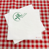 


																	 Khăn giấy ăn in logo Hoàng Lâm 
