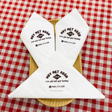 


																	 Khăn giấy ăn in logo HUY MẸT QUÁN 