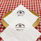 


																	 Khăn giấy ăn in logo HUY MẸT QUÁN 