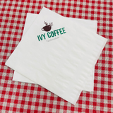 


																	 Khăn giấy ăn in logo IVY COFFEE 