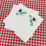


																	 Khăn giấy ăn in logo IVY COFFEE 