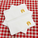 


																	 Khăn giấy ăn in logo JIVA 