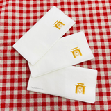 


																	 Khăn giấy ăn in logo JIVA 