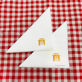 


																	 Khăn giấy ăn in logo JIVA 