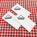 


																	 Khăn giấy ăn in logo JOY HOUSE 