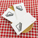 


																	 Khăn giấy ăn in logo JOY HOUSE 