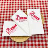 


																	 Khăn giấy ăn in logo KAZA 