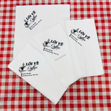 


																	 Khăn giấy ăn in logo LỐI VỀ COFFEE 