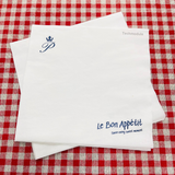 


																	 Khăn giấy ăn in logo LE BON APPETIT 