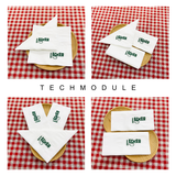 


																	 Khăn giấy ăn in logo LECKER 