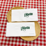 


																	 Khăn giấy ăn in logo LECKER 