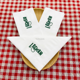


																	 Khăn giấy ăn in logo LECKER 
