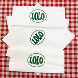 


																	 Khăn giấy ăn in logo LOLO 