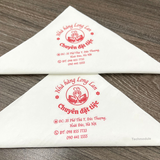 


																	 Khăn giấy ăn in logo NHÀ HÀNG LONG LAN 