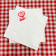  Khăn giấy ăn in logo LOVE COFFEE 