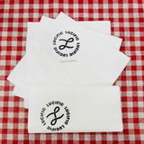 


																	 Khăn giấy ăn in logo LUCIFIC 