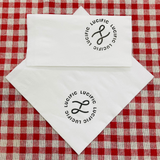 


																	 Khăn giấy ăn in logo LUCIFIC 