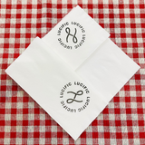 


																	 Khăn giấy ăn in logo LUCIFIC 