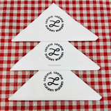 


																	 Khăn giấy ăn in logo LUCIFIC 