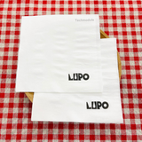 


																	 Khăn giấy ăn in logo LUPO 