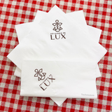 


																	 Khăn giấy ăn in logo LUX 