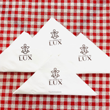 


																	 Khăn giấy ăn in logo LUX 