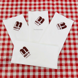 


																	 Khăn giấy ăn in logo M.MER 