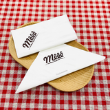 


																	 Khăn giấy ăn in logo MÊÊÊ 