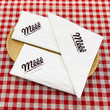 


																	 Khăn giấy ăn in logo MÊÊÊ 