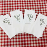 


																	 Khăn giấy ăn in logo MƠ CAFE 