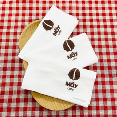  Khăn giấy ăn in logo MÂY CAFE 