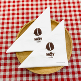 


																	 Khăn giấy ăn in logo MÂY CAFE 