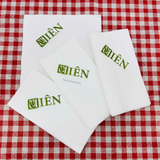 


																	 Khăn giấy ăn in logo MIÊN 