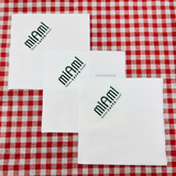 


																	 Khăn giấy ăn in logo MIAMI CAFE 