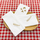 


																	 Khăn giấy ăn in logo MILIMET 
