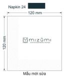 


																	 Khăn giấy ăn in logo MIZUMI 