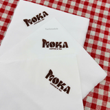 


																	 Khăn giấy ăn in logo MOKA 