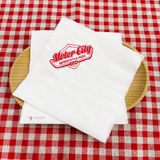 


																	 Khăn giấy ăn in logo MOTOR CITY 