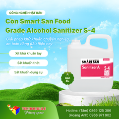  Cồn Smart San Food - Grade Alcohol Sanitizer S-4 