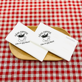 


																	 Khăn giấy ăn in logo NẮNG COFFEE 