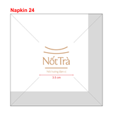 


																	 Khăn giấy ăn in logo NỐT TRÀ 