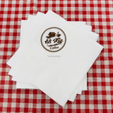 


																	 Khăn giấy ăn in logo NÉT XƯA COFFEE 