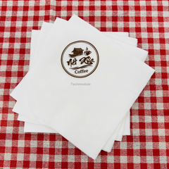  Khăn giấy ăn in logo NÉT XƯA COFFEE 