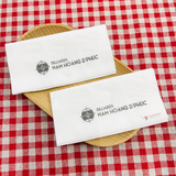 


																	 Khăn giấy ăn in logo NAM HOÀNG PHÚC 