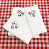 


																	 Khăn giấy ăn in logo NHÀ GỖ 