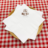 


																	 Khăn giấy ăn in logo NHÀ GỖ 